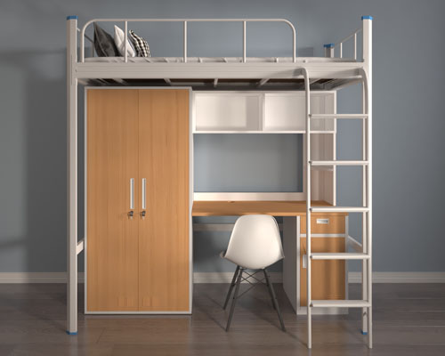 學生鐵床帶柜子好不好看？