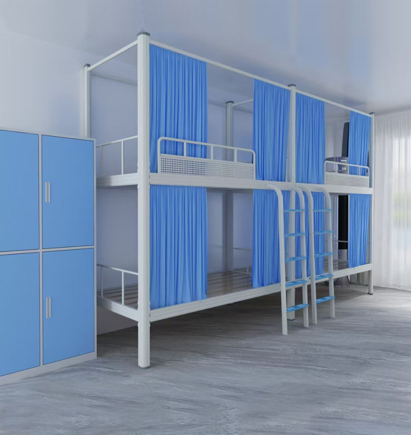 兩連體雙層鐵床帶床簾好用嗎？